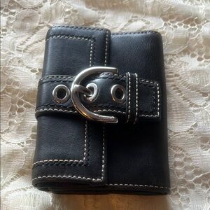 COACH Black Leather Wallet